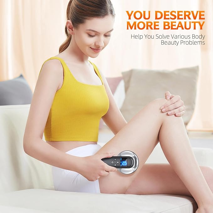COMEBY Body Sculpting Machine - Professional Handheld Cordless Cellulite Massager - Suitable for Belly, Neck, Legs, Hip, Arms