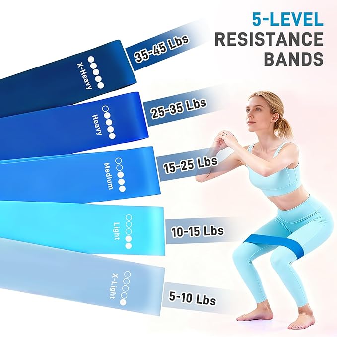 Pilates Ring Set 15 PCS, Home Pilates Essentials Kit for Women, 12" Pilates Ring and 9" Ball Set, Pilates Kit with Ankle Weights 2LB, Resistance Bands, for Toning & Better Me Gifts
