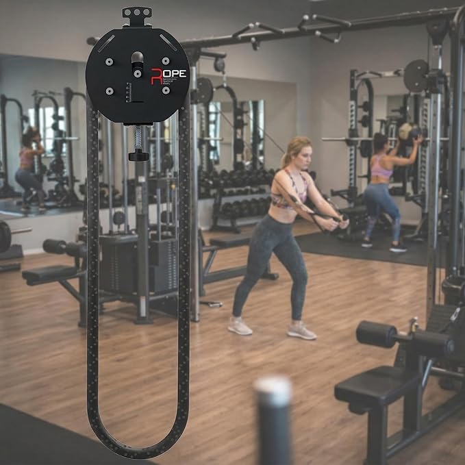 Endless Rope Trainer Closed-Loop Nylon Suspension Pulley System Portable Infinity Rope Machine for Strength Training