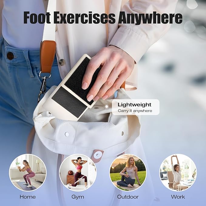 Enmja Ankle Balance Board, Foot Strengthener Exerciser for Sprained, Foot Stability Trainer, Single Leg Foot Stretcher, Posture Corrector, Physical Therapy for Plantar Fasciitis Relief