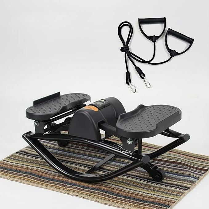 Rock Stepper Side to Side, Rocking Stepper Machine for Exercise at Home, Low-Impact Workout Machine for Legs & Glutes, Lateral Rock Stepper for Home Apartment Dorm Office