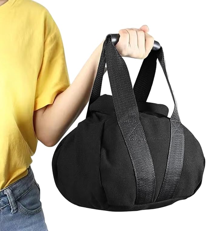 Kettlebell Sandbag - 25.5x25x17cm Training Kettlebell, 0-35 Lbs Adjustable Weight Exercise Sandbag With Handle | Workout Sandbagss For Fitness Strength Weightlifting Yoga Home Gym