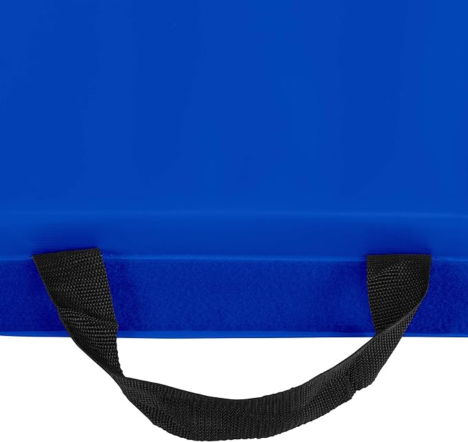 We Sell Mats - 4 ft x 8 ft x 2 in Premium Personal Fitness & Exercise Mat for Home Workout - Lightweight and Folds for Carrying – All Purpose Home Gym Mat – Thick Mat for Yoga, Pilates, Stretches