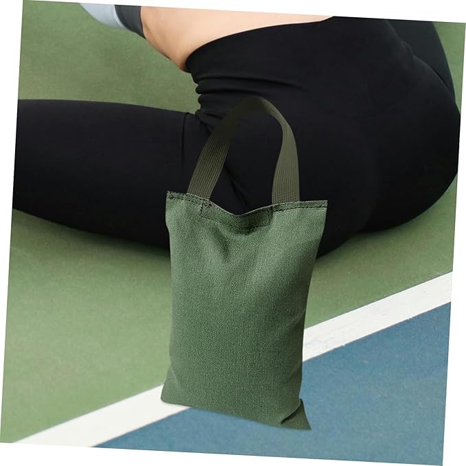 KESYOO 2Kg Weighted Sandbag for Yoga and Fitness Adjustable Canvas Bag with Handle Versatile Training Sandbag for Dance Pilates and Weightlifting Empty Design for Custom Weight