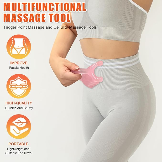 Large Fascia Massage Blaster Tool – Deep Tissue Myofascial Release & Cellulite Massager, Trigger Point Therapy for Lymphatic Drainage, Muscle Recovery & Pain Relief
