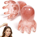 2 Pcs Octopus Head Massage Comb, Manual Scalp Massage Tool for Head and Body Relaxation Portable Acupressure Massager for Home Office