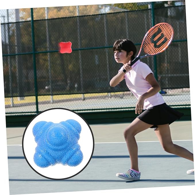 ibasenice 6pcs Agility Balls Training Hexagonal Reaction Balls for Women for Family