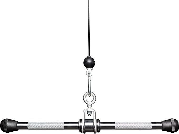 REP Fitness LAT Pulldown and Low Row Cable Machine Attachments and Functional Trainer Attachments – Curl Bar, D-Handle, Ankle Cuff, Tricep Rope, Sports Handle, Straight Bar, Row, Chinning Triangle