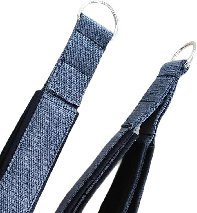 Pilates Straps Foot and Hand Straps Double Loops Exercise Equipment Accessories for Gym Workout, 1 Pair