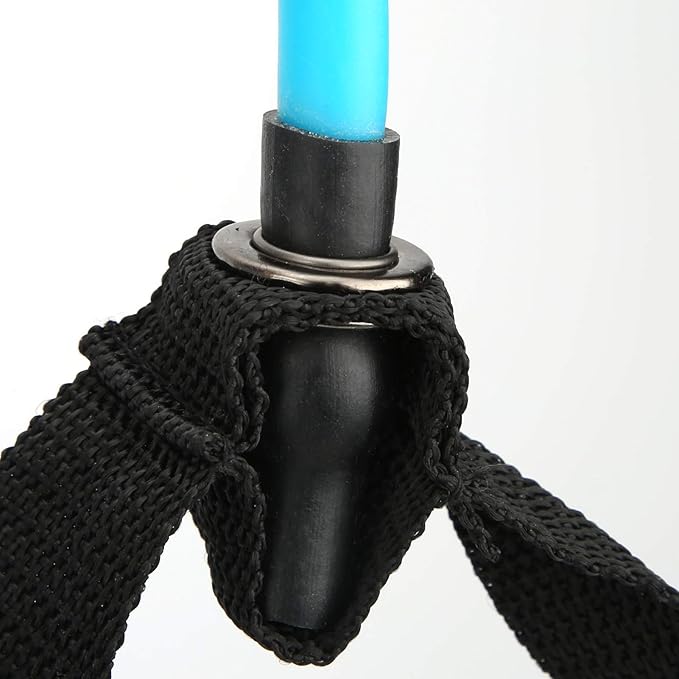 Exercise Bands for Working Out - Latex Pull Cord for Strength Training/Yoga/Pilates | Arm & Back Muscle Exercise Equipment | 150cm Flexible Activity Cord for Men & Women