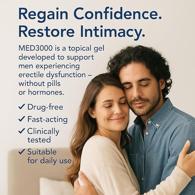 Erectile Dysfunction Supplements Cream - ED Cream for Men to Get Hard Fast Acting, 1.75 Fl Oz (MED3000)