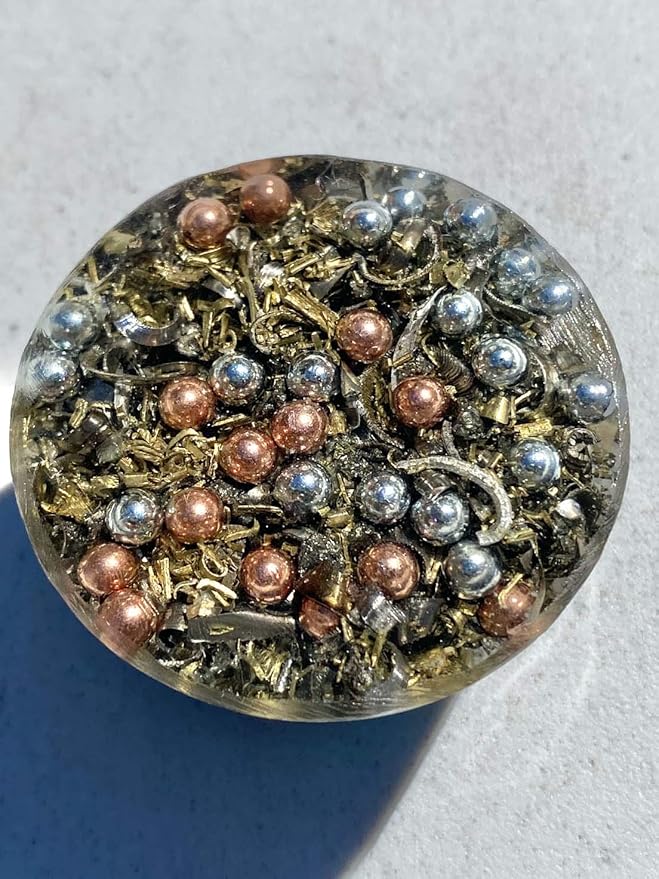 Amazonite Orgone Generator Energy Accumulator 528Hz/7.83Hz/Advance Harmonics Many Beautiful Ingredients and Colors (Amazonite)