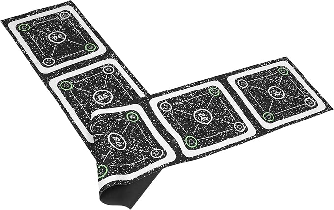 Agility Ladder Training Mat with Non-Slip Rubber Surface 6-Rung Speed and Foot Ladder for Soccer and Fitness Agility Workouts for Youth and Adult Sports Training