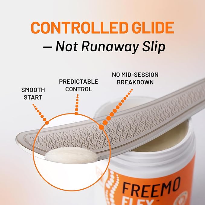 Freemo Flex Professional Massage Cream for IASTM, Massage Therapy & Physical Therapy – Controlled Glide Emollient Balm for Tools & Hands – with Vitamin E & Shea Butter – 8 oz