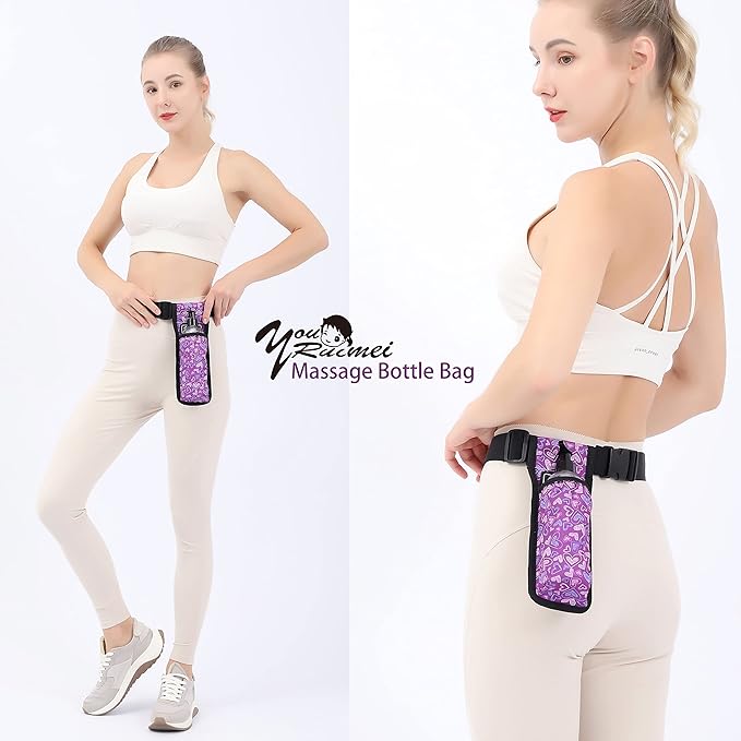 Massage Bottle Bag assage Oil Bag Massage Therapist Holster Massage Lotion Holster Massage Oil Holster (1kd-ZiXin