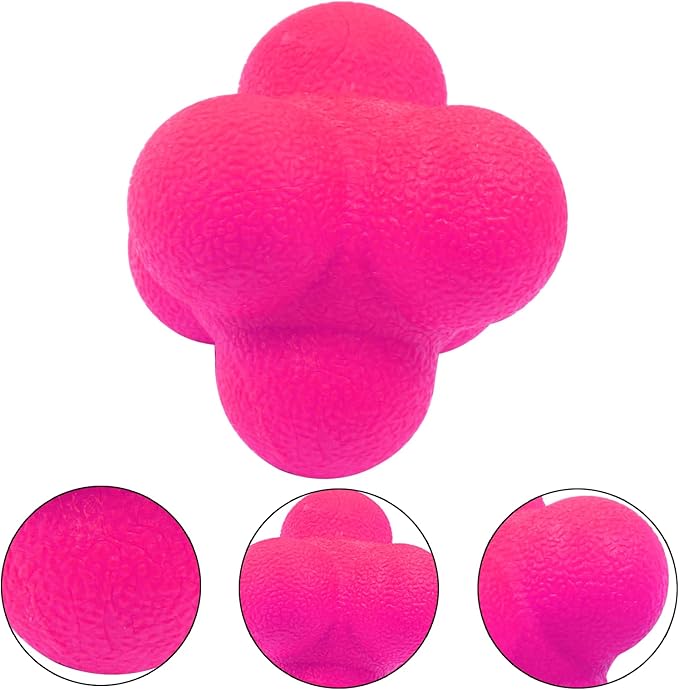 2 Pack Reaction Balls Agility Training Ball Hand Eye Coordination Training Sports Reaction Speed Multiside Reaction Ball