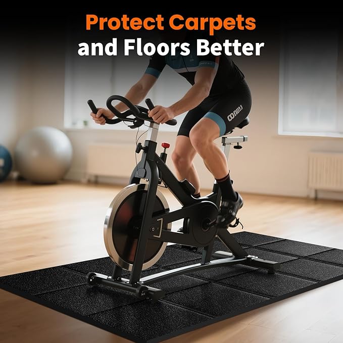 Treadmill Walking Pad Mat for Carpet Floor, Hardwood Floors Protectior, 79x39 Under Treadmill/Walking Pad/Exercise Bike Mat on Carpet, Mat for Treadmills, Non-Slip, Waterproof, Noise Shock Absorption