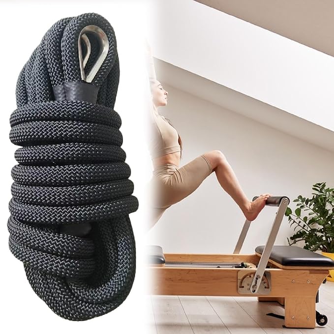 Yiju Pilates Reformer Pull Rope Part 260cm Length Attachment Hardware Band for Yoga Pilates Core Bed Accessories Balance Training