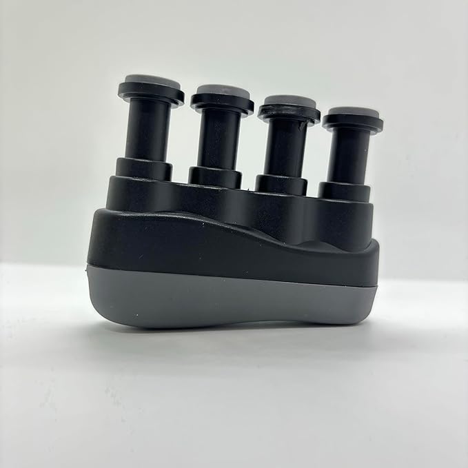 Guitar Finger Strengthener - Improve Your Finger Power, Flexibility, and Span for Playing String Instruments (Black)