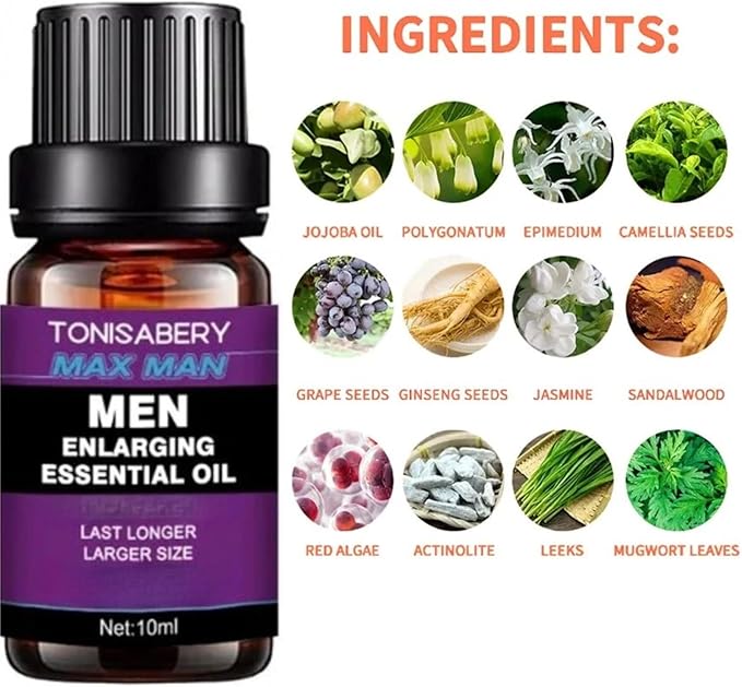 XXXL Man Extra Power Strength Massage Essential Oil 0.34 FL OZ (MXP)