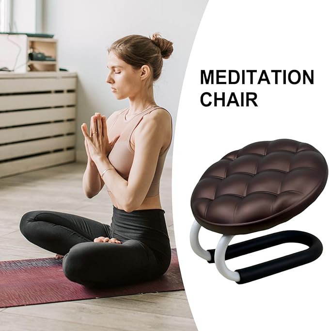 Kneeling Meditation Stool, Prayer Bench Versatile Portable Chair for Home Yoga Studio, Comfortable Prayer Bench for Daily Use