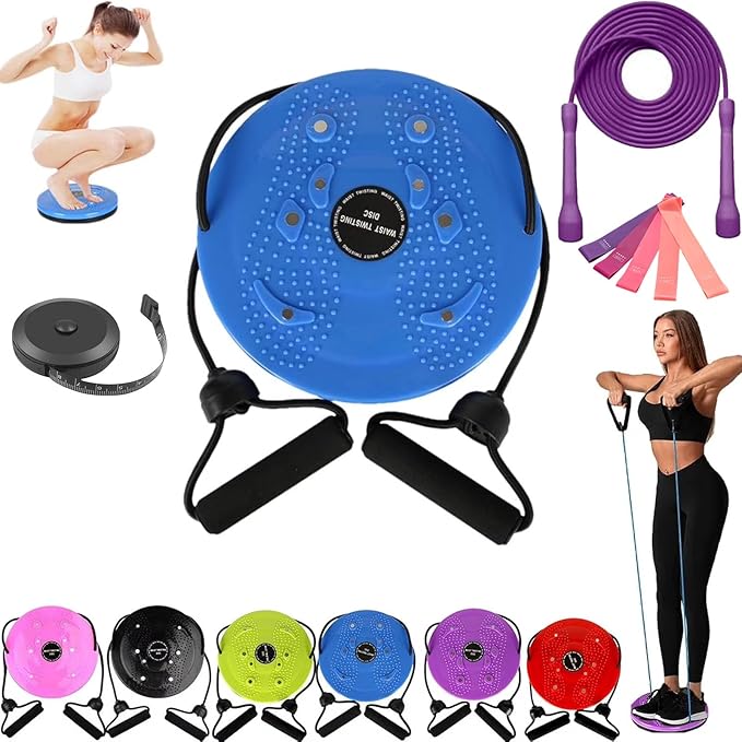 Waist Sculptor, 2026 New Waist Twister Machine Exercise with Arm Bands, Ab Board Waist Twist Machine for Exercise, Legs, Buttocks, Hip Exercise