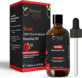 Rose Essential Oil | Pure Aromatherapy Oil for Diffusers, Hair Growth, Skin, Scalp Care, Massage | Refreshing Hair Oil for Women & Men | Natural Essential Oil for Diffuser | 4 Fl Oz (120 mL)