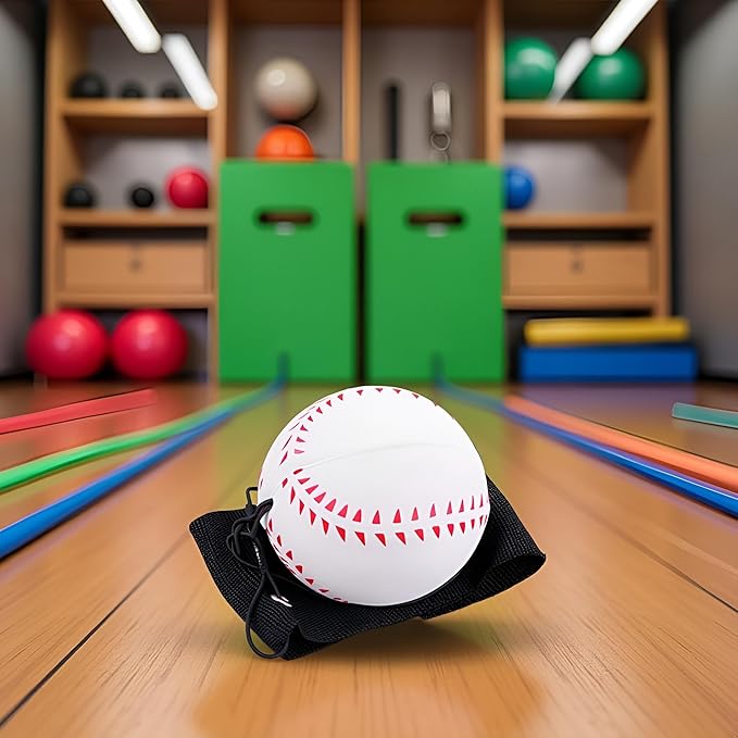 Professional Reaction Training Wristball Set (2.36") - Elastic Rebound Sports Equipment, Hand-Eye Coordination Exercise Tools for Athletes and Adults