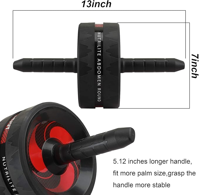 Abdominal Roller AB Roller Wheel Muscle Trainer for Arms Back Belly Central Body Shape Training Fitness Exercise Gym Accessory