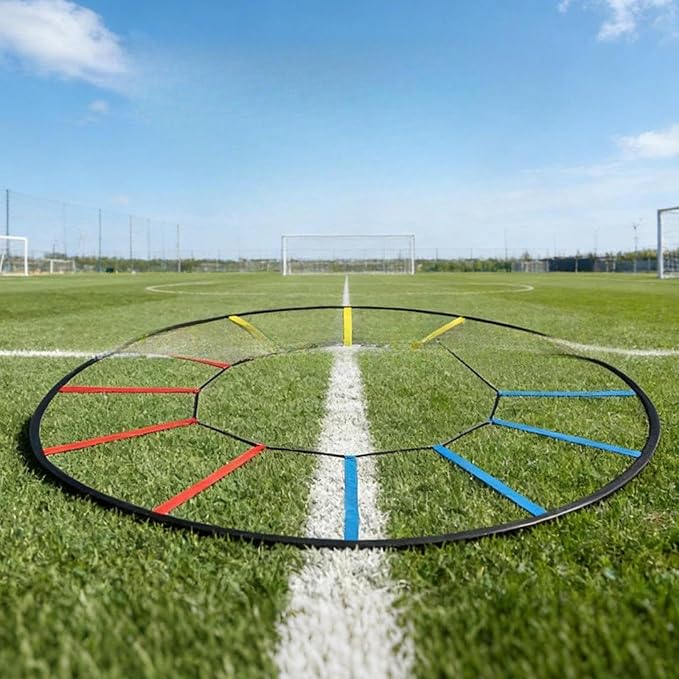 Round Agility Ladder Footwork Ladder Improves Coordination Sturdy for Kids Adults Speed Training Equipment for Soccer