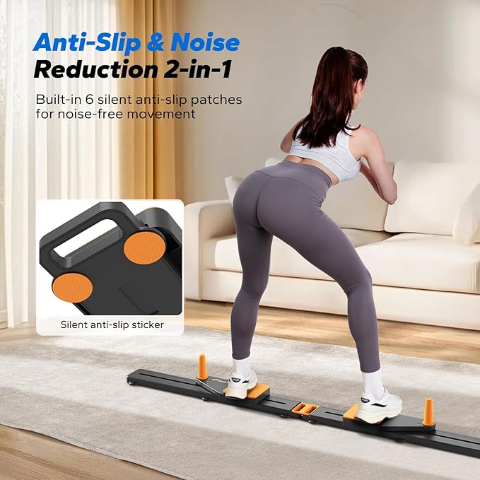 MERACH Pilates Board, Multifunctional Abdominal Plate, Detachable Ab Trainer Machine with Anti-Slip and Quiet Design, Portable Pilates Reformer for Core Workouts, Home Gym Equipment for Women