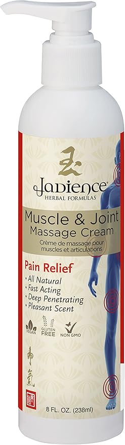 Bian Healing Stone Heart Gua Sha & Massage Cream Kit by Jadience: Myofascial Therapy Tool | Muscle Joint Topical Analgesic | Natural Tension Relaxer for Body Pain Relief & Scar Treatment