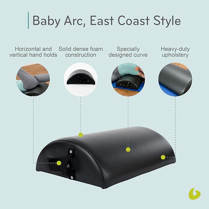 Balanced Body Baby Arc, East Coast Style, Pilates Tool, Spine Corrector, Back Stretcher, Workout Equipment and Physical Therapy Arch for Home, Gym, or Studio