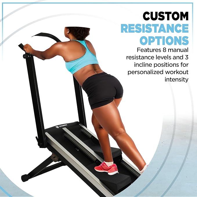 Stamina Climber, Compact Exercise Machine for Home Workout