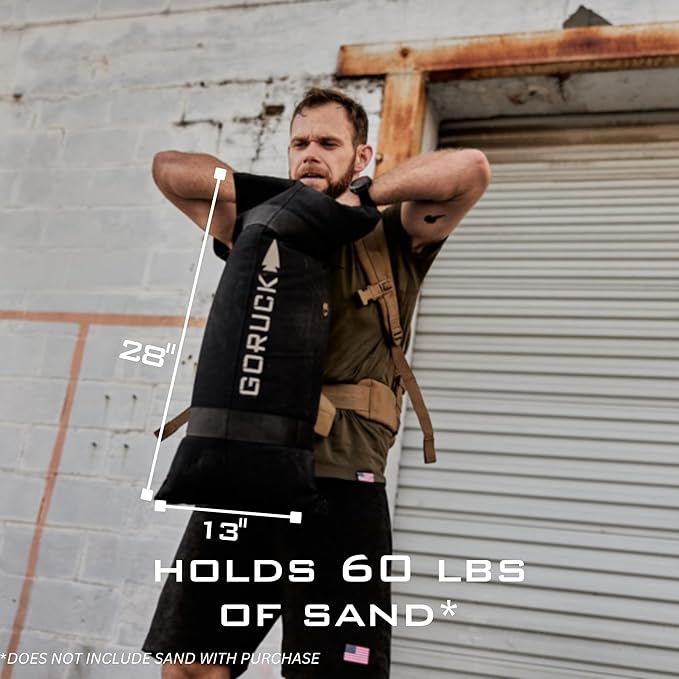 GORUCK Fitness Simple Sandbag – Strength Training Equipment for Body Workout, Endurance, Weightlifting & Yoga - for Home, Gym, and Outdoor Use