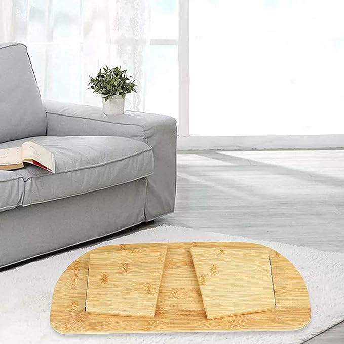 Portable Meditation Bench, Finished Bamboo, Folding Legs and Low Seat, Meditation Stool - for Meditation, Seminars, or TV Watching