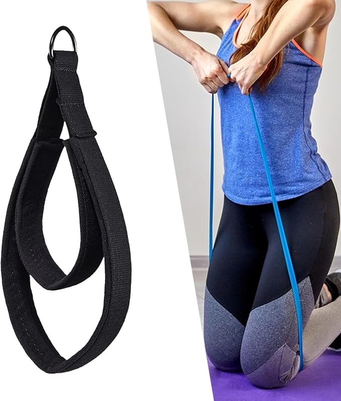 Generic Pilates Double Loop Strap,Fitness Strap Strength Training Women Double Loop Pilates Equipment Strap,for Fitness,Workout