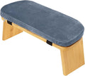 Yoga Meditation Bench Kneeling Stool, Foldable, Wood, with Removable Cushion Ergonomic Prayer Bench Meditation Stool