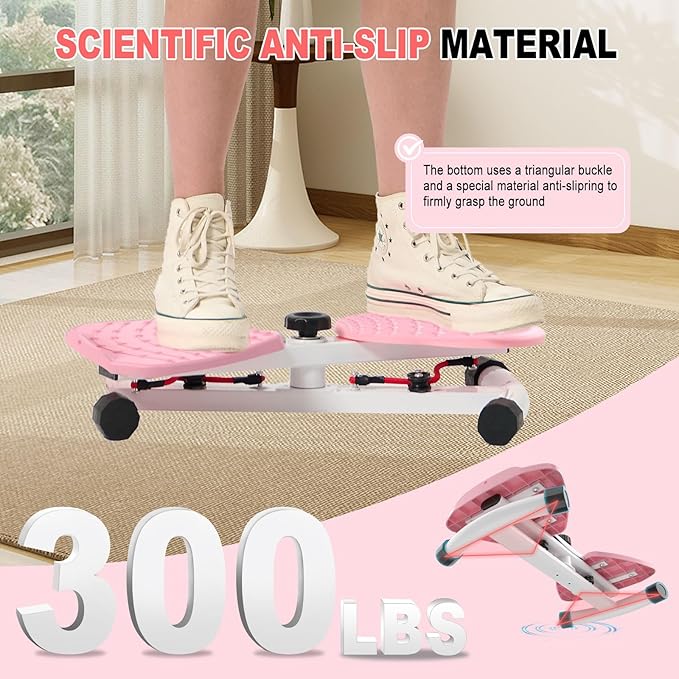 HOTWAVE Waist Twister Board – Non-Slip Fitness Balance Board for Core Strength, Waist Trimming & Weight Loss – Home Exercise Equipment for Men & Women – 360° Rotation, Anti-Skid Surface, Supports Up to 300 lbs