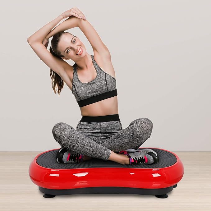 Full Body Vibration Platform Massage Machine Workout Trainer with Bluetooth Music Connection