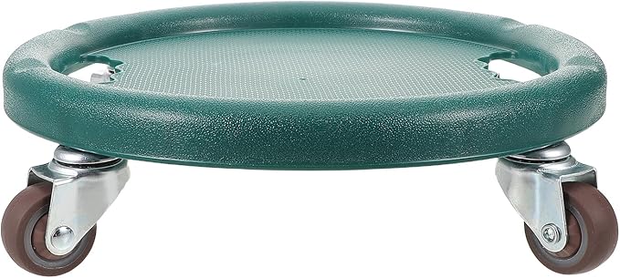 FUOYLOO Ab Roller Wheel with Four-wheel Design, Silent Core Training Exercise Gliders Discs for Abdominal Workout, Green Multifunctional Strength Training Equipment for Home Fitness