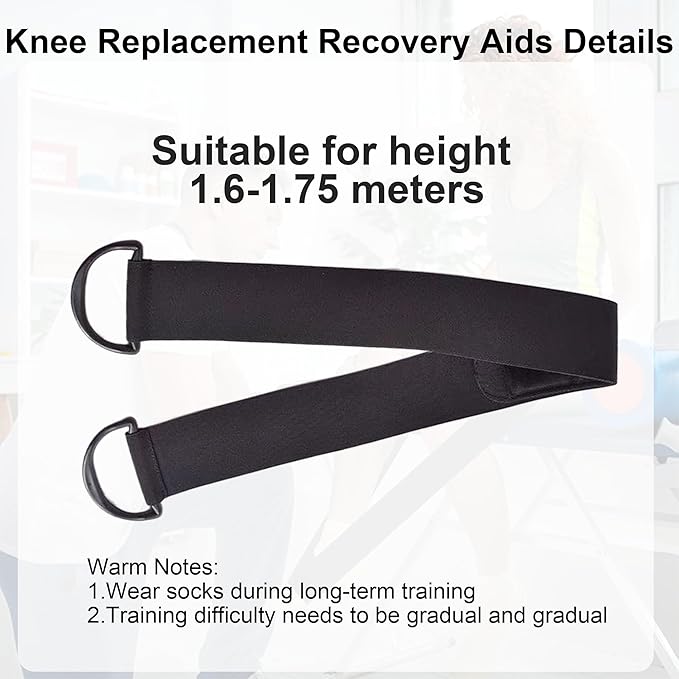 Stretching Strap Yoga Strap: Foot Drop Fascitis Plantar Ankle Training Belt, Foot Drop Exercise Strap, Professional Elastic Exercise Bands for Knee, Hips, Hamstrings