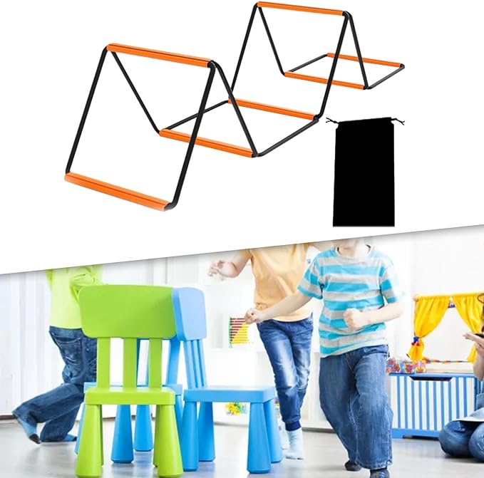 Football Agility Ladder Workout Ladder Coordination Folding Stairs with Carry Bag Training Equipment Agility Training Ladder