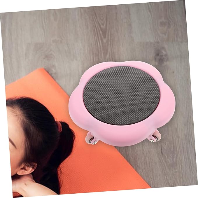 Floral Gliding Ab Exercise Wheel Five-wheel Core Sliders for Fun Design for Abdominal Muscle Sculpting and Tightening Convenient Fitness Tool