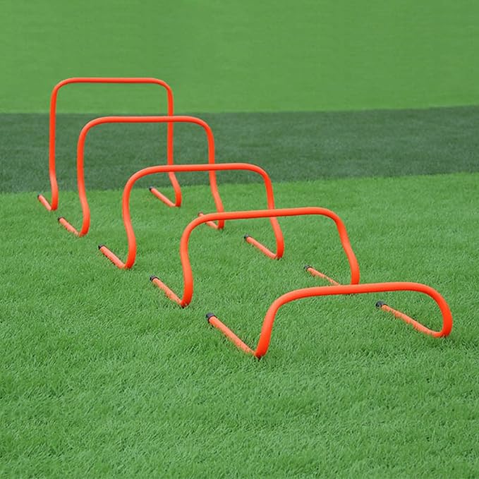 5 Pack Agility Speed Training Hurdles Detachable Agility Training Hurdles Sports Practice Equipment for Athletes, Soccer Football Training Equipment Hurdle Rack 5 Pieces