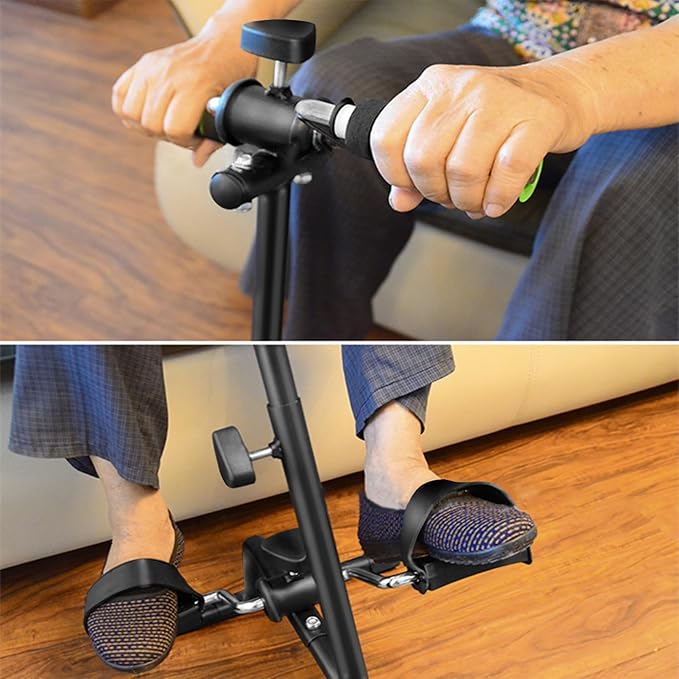 Home Elderly Exercise Bike Adjustable Arm Leg Knee Scooter Upper and Lower Extremity Rehabilitation Machine Low Impact Whole Body Exercise Equipment