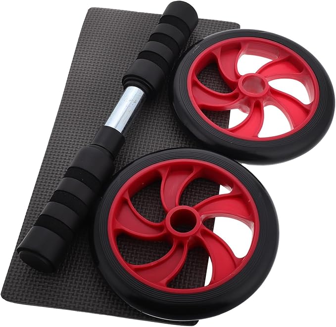 HEMOTON Ab Roller Wheel for Core Workout Quiet Abdominal Exerciser Home Gym Equipment with Non-slip Wide Wheel for Indoor and Outdoor Strength Training
