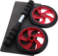 Ab Roller Wheel for Stomach Workout Quiet Fitness Abdominal Muscle Toner Core Training Exercise Equipment for Home and Outdoor Use