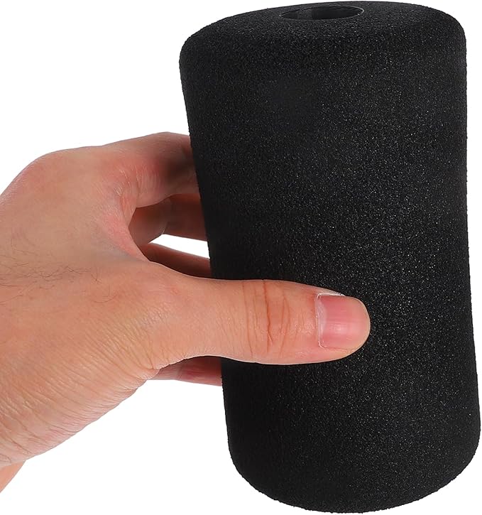 4pcs Foot Foam Pads Rollers Set Foam Roller Foam Foot Pads Machine Tube Leg Foam Roller Pad Replacement Roller Pad for Leg Extension