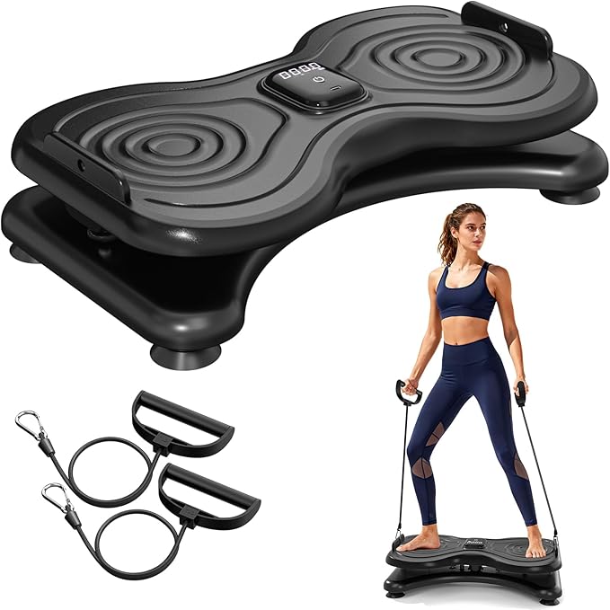 Silent Waist Twist Machine, Anti-Slip Twister Exercise Board with Stable Base, Waist Twisting Disc for Safe Ab Workout and Foot Massage at Home or Gym